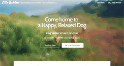 Desktop Screenshot of littlebuddhasdogwalking.com